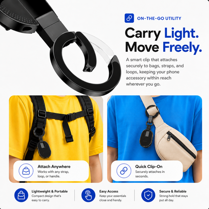 Velaro MagLock 3-in-1 Magnetic Suction Phone Holder