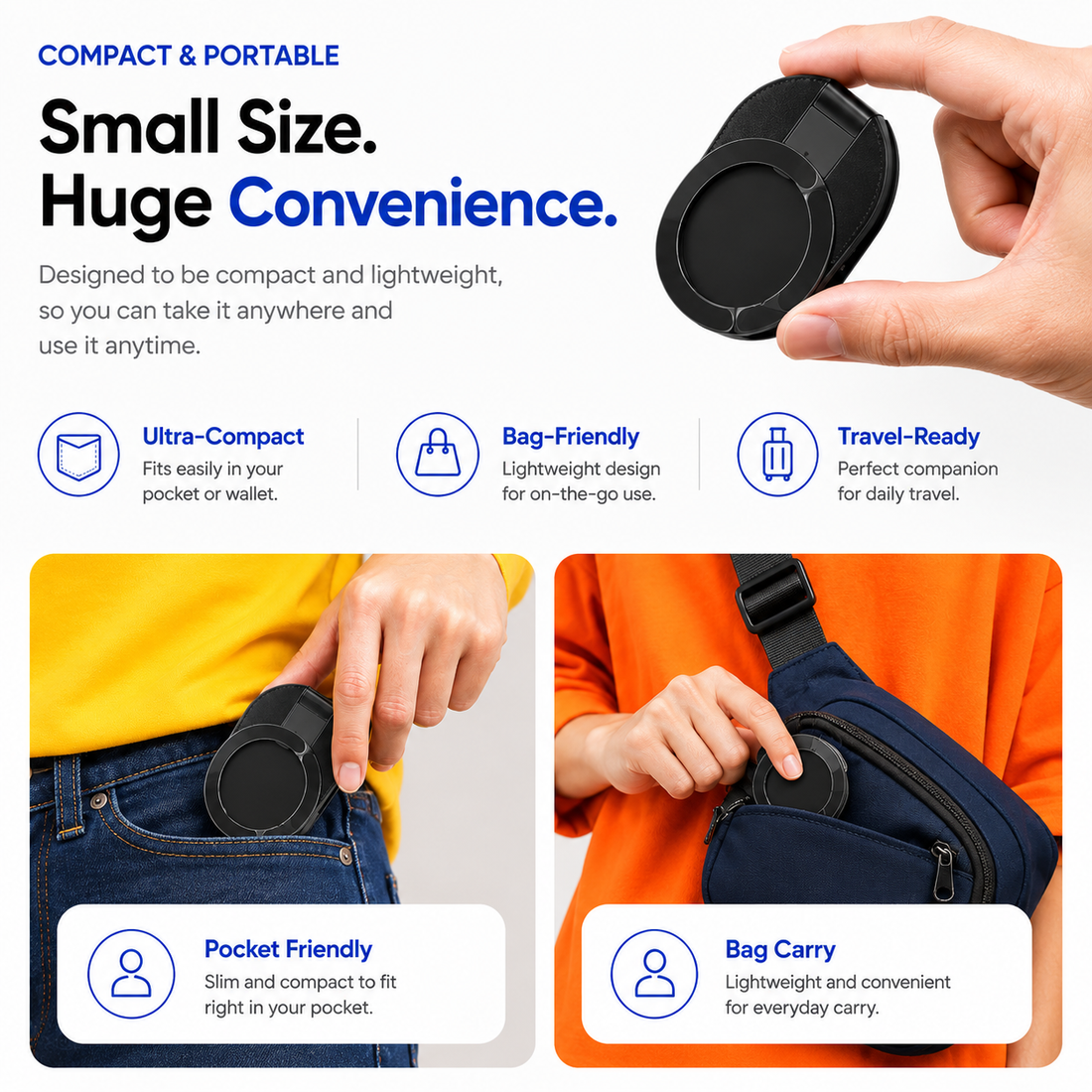 Velaro MagLock 3-in-1 Magnetic Suction Phone Holder